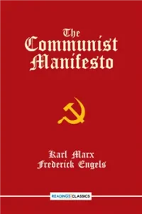 The Communist Manifesto by Karl Marx and Friedrich Engels